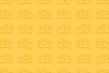 Cheese doodle pattern background. Seamless Pattern of a Cheese. Cheese pattern background set. Seamless pattern of cheese doodle illustration background.
