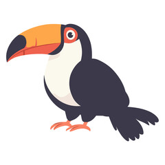 Obraz premium Illustration of Toucan toucan cartoon animal vector
