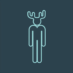 vector illustration of a man and woman