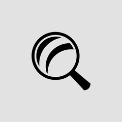 vector magnifying glass icon