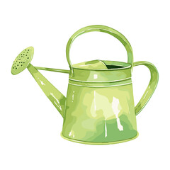 Watering Can illustration watercolor watering vector