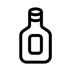 water bottle icon with line style, perfect for user interface projects