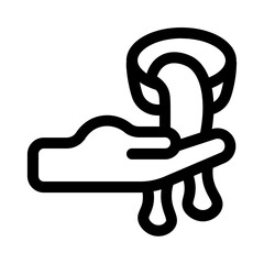 waterplay icon with line style, perfect for user interface projects