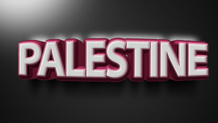 Palestine Text Graphic
