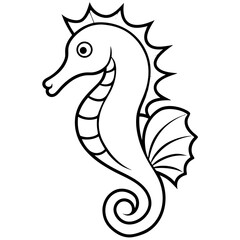 vector image of a horse