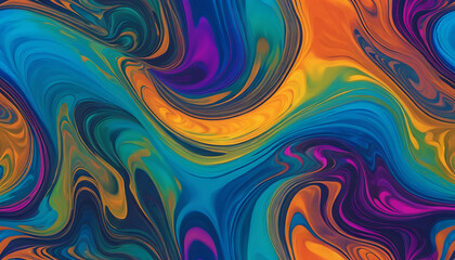 Obraz premium Spectrum Dreams A Colorful Abstract Escape