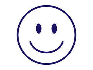 Fototapeta premium ニコちゃんのマーク（スマイルのアイコン）