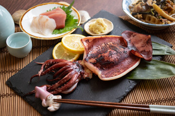 焼いたイカの一夜干し1