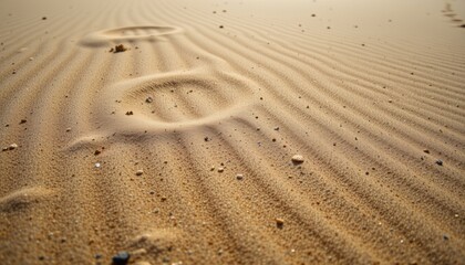 Small ripples and ridges form on the surface of the dunes, creating intricate patterns and textures that seem to shift and change with each passing breeze.