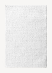 Towel png mockup, transparent product design