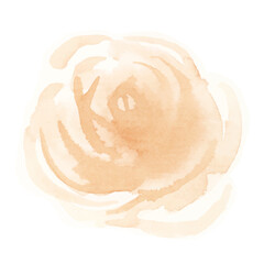 Rose flower transparent png watercolor sticker