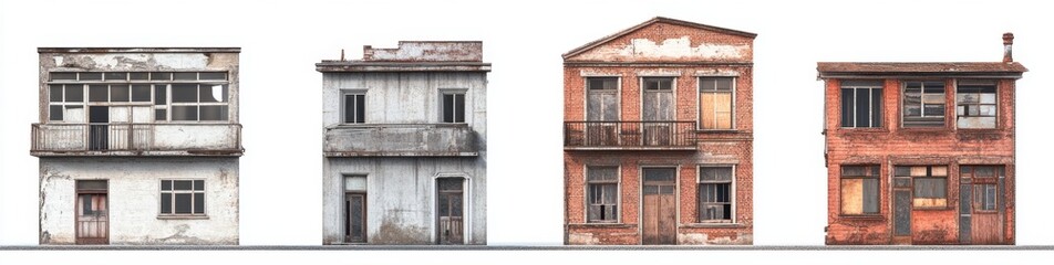 Deteriorated Row Houses