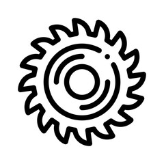 saw line icon