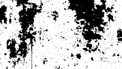 Grunge Black and White Distressed Texture with Peeling Paint Effect