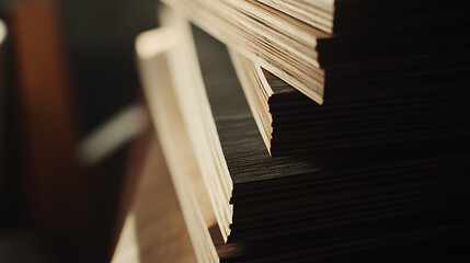 Carpenter measuring wood for custom furniture. Featuring carpentry and craftsmanship