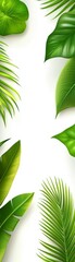 Vibrant green leaves nature background graphic illustration fresh environment close-up view plant concept for design