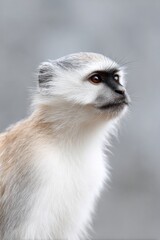 Fototapeta premium feast your eyes on introspective soulful gaze of animal captured with minimalistic elegance