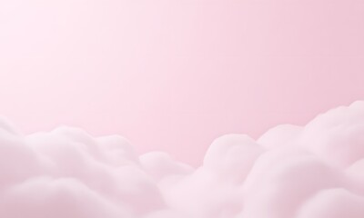 A field of pink clouds against an even pinker sky.