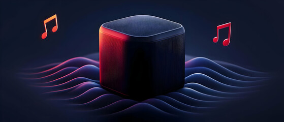 Stylish Cube Speaker