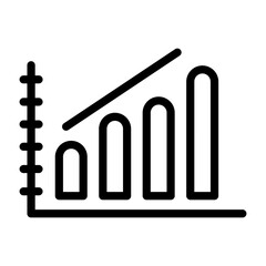Escalating Bar Graph Icon