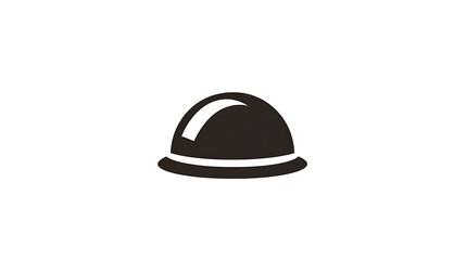 Simple Safety Helmet Icon