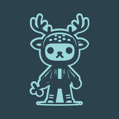 funny cartoon monster