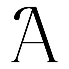A abstract letter logo monogram illustration