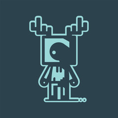 funny cartoon monster