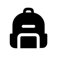 Backpack Alt Icon Vector Illustration
