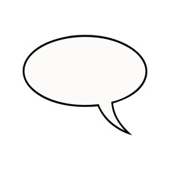 Retro comic speech bubble vector. Empty vintage chat balloon comic style. Pop art dialog graphic illustration.