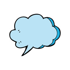 Retro comic speech bubble vector. Empty vintage chat balloon comic style. Pop art dialog graphic illustration.