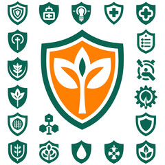 Dominant Apex Shield Series Angular Shield Abstract Graphic Assets