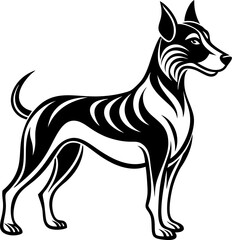 High Quality Dog Wall Art Vector