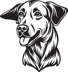 High Quality Labrador Dog Wall Art Vector