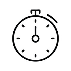 Obraz premium vector clock icon