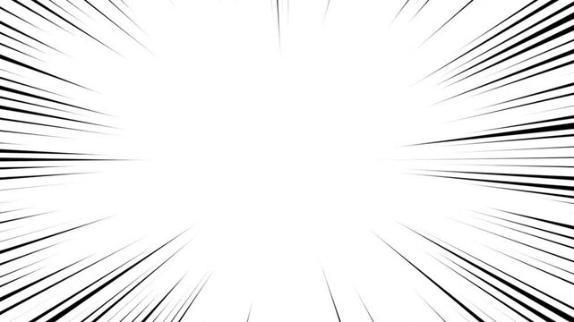 Spinning manga speed lines with distortion effects