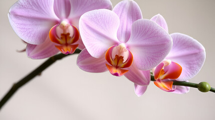 Obraz premium Orchids, ancient flowers, symbols of luxury have been revered for centuries in art and culture
