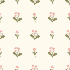 Seamless watercolour and unique floral pattern background for covers, notes, Soft backgrounds colour. Watercolour art work. 