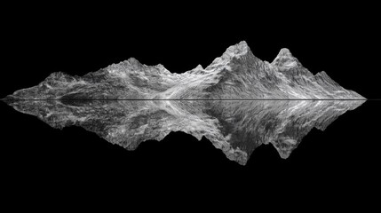 Obraz premium Mirrored Images Captured on Water Surface
