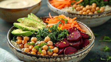 A wholesome Buddha bowl