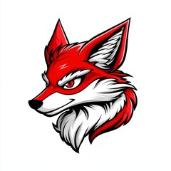 Fototapeta premium Vibrant Fox Illustration