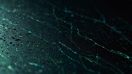 Obraz premium Abstract dark wallpaper, between blue and green.