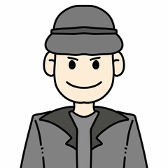 young man cartoon illustration graphic design