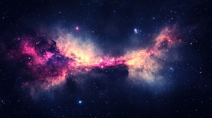 Fototapeta premium Cosmic Nebula in Deep Space (3)
