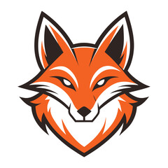 Obraz premium red fox vector illustration