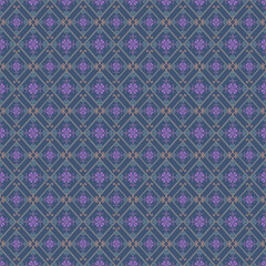 Beautiful retro seamless pattern design by geometric 