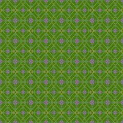 Beautiful retro seamless pattern design by geometric 