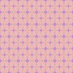 Beautiful retro seamless pattern design by geometric 
