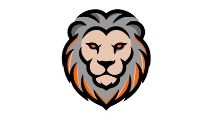 lion head vector illustration