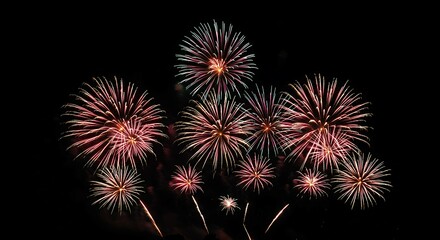 Fireworks background. 4th of July. Independence. For Background.